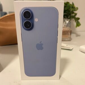 Apple Smartphone in Light Blue